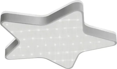 Produktbild von LED Deckenleuchte Modern Dimmbar mit Fernbedienung Sternform Sternenhimmel Deckenlampe Jungen Mädchen Licht für Wohnzimmer Schlafzimmer Kinderzimmer