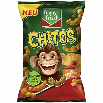 Image de funny frisch Chitos Chili Cheese Style Snack de maïs Paquet de 80g