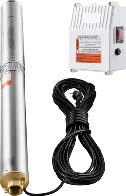 Produktbild von SucceBuy 1500 W Tiefbrunnen-Tauchpumpe – 9,8 m³/h Durchfluss, 108 m Förderhöhe, Edelstahl – Effiziente Wasserversorgungslösung