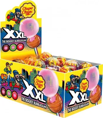 Produktbild von Chupa chups - XXL Bubblegum - 25 Lutscher