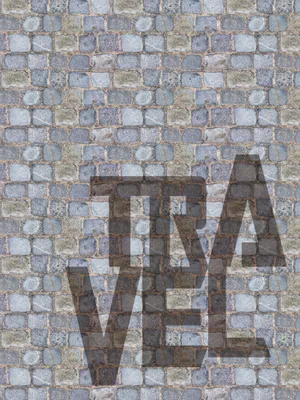 Zdjęcie produktu dla Obraz z nadrukiem typograficznym - Podróż (80 x 60 cm)