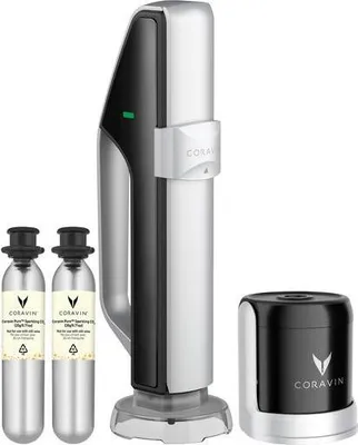 Image de Système de conservation du vin Coravin, ensemble complet, noir/argent