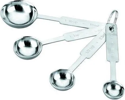 Produktbild von CHPN – Messlöffel – Messlöffel – Messlöffel-Set – 4-teilig – Kochen – Backen – Küchenzubehör – Messlöffel – Löffel – Edelstahl