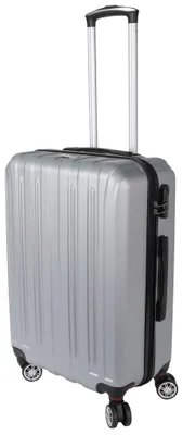 Image de Valise rigide sur roulettes, taille M, 24 pouces, couleur argent