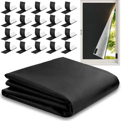Obrázek produktu pro Zatemňovací roleta - 300 x 150 cm - Stříbrná - Samolepicí