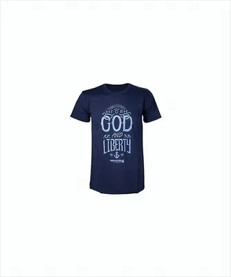 Produktbild von Uncharted 4 T-Shirt -XL- God and Liberty, blau