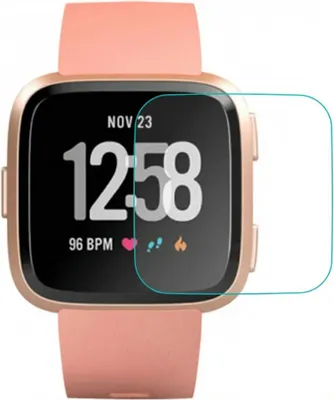 Immagine prodotto di Fitbit Versa, Fitbit Versa Lite Screenprotector: imoshion 3-Pack Glass Screen Protector - Transparent