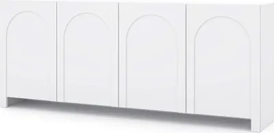 Produktbild von FURNLUX Anrichte Arco Weiss 204cm / Hauptfarbe: Weiß / Abmessungen: 204 x 83 x 35 cm
