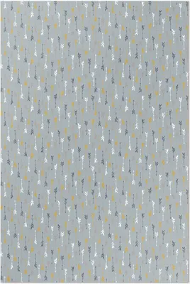 Produktbild von Indische Boho-Pfeile zartes Muster – Vinyl Fußmatte – 140x210 cm – Rutschfest, Pflegeleicht & Langlebig