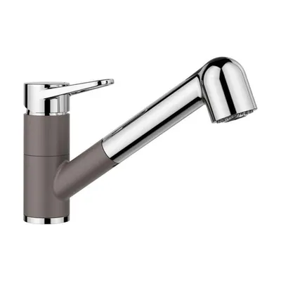 Obrázek produktu pro Blanco Wega S - Dřezová baterie s výsuvnou sprškou, šedá/chrom 526983
