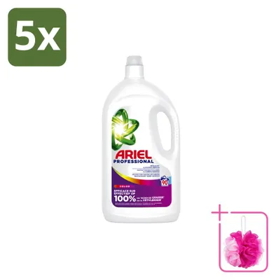 Produktbild von 5 x Ariel Professional Color Flüssigwaschmittel - 4,05 l - Sparpackung - 5 Stücke