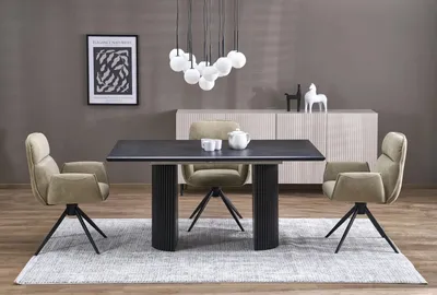 Obrázek produktu pro Skládací stůl BOLERO 160(250)x90 černý