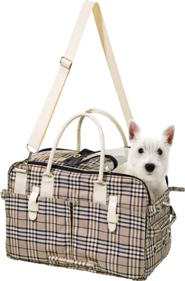 Produktbild von Karlie - Tragetasche English Style -  43 x 24 x 29cm