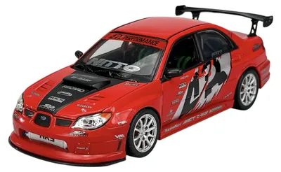 Zdjęcie produktu dla Welly, model samochodu Subaru Impreza WRX STI, wersja sportowa, skala 1:24, metalowy model, nowy, w oryginalnym opakowaniu. Numer katalogowy: 22487