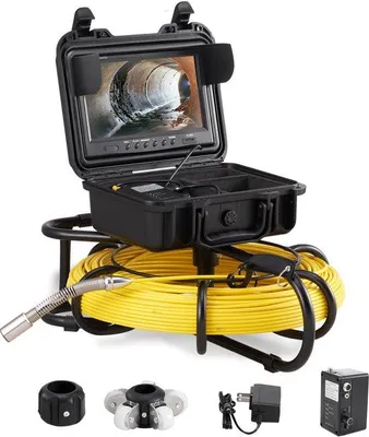 Produktbild von Leitungsinsektionskamera mit Kabelkamera - 9 Zoll 720p-Bildschirm, 300 ft. Präzise Pfeil-Inspektion