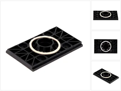 Zdjęcie produktu dla Płyta podstawy Bosch 80 x 130 mm ( 2608601447 ) do szlifierek oscylacyjnych GSS 18V-10 / GSS 140-1 A / GSS 160 Multi / GSS 160-1 A / GSS Delta 1-A Professional