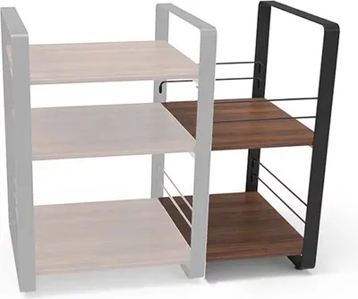Produktbild von Norstone LOFT SIDE BLACK / WALNUT