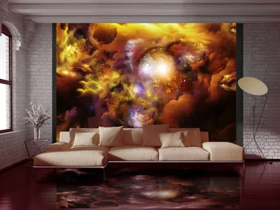 Produktbild von Vlies Fototapete 400x280 cm Tapeten Wandtapete XXL Kosmos Galaxie n-A-0027-a-d
