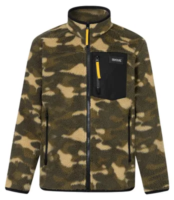Produktbild von Regatta - "Frankie" Fleecejacke für Kinder, Durchgehender Reißverschluss RG13410 (140) (Rindengrün)