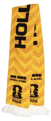Produktbild von Fanschal für Niederlande Fans zur WM26, offiziell lizenziert, 140 x 18 cm