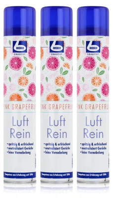 Produktbild von Dr. Becher Luft Rein Neutralisationsspray Pink Grapefruit 500ml (3er Pack)