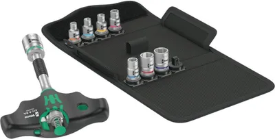 Immagine prodotto di Wera 05057474001 chiave a cricchetto 9 pz. nero, verde