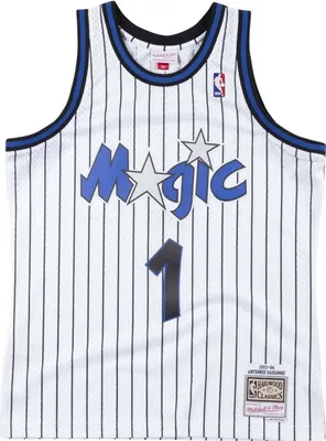 Produktbild von Mitchell & Ness Tshirts Penny Hardaway Orlando Magic Nba Swingman Jersey, SMJYAC18096OMAWHIT93AHA, Größe: 173