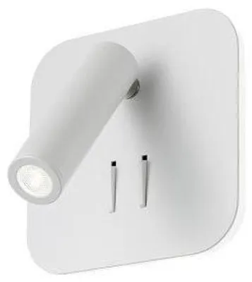 Immagine prodotto di RedoGROUP 01-1491 QUDA AP SQ Lampada da parete interna a LED 1x6W+1x3W 3000K bianco 415lm+173lm