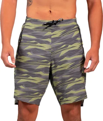 Produktbild von Mittellange Camouflage-Laufshorts für Herren