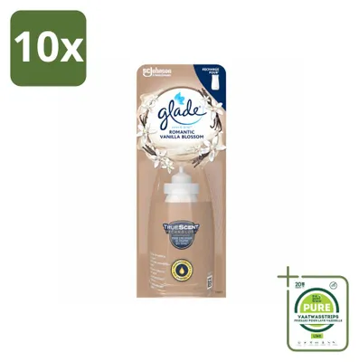 Obrázek produktu pro 10 kusů náplně do osvěžovače Glade Sense & Spray, vůně Romantická vanilková květina - 18 ml - balení
