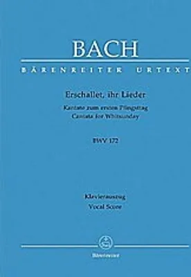 Produktbild von Erschallet ihr Lieder :Kantate Nr.172 BWV172 (C-Dur)