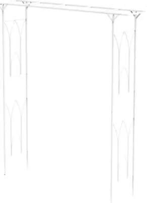 Image de Arche à roses élégante – Pour le jardin ou un mariage – Décoration – Pour plantes grimpantes – Métal – 200 × 200 cm