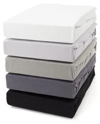 Produktbild von Premium Spannbettlaken 140x200 cm - 160x220 cm - Weiß - Jersey 190 g/m²