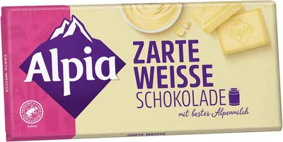 Produktbild von Alpia Zarte Weisse Schokolade 100g