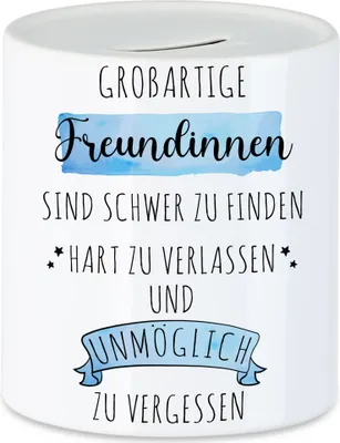Produktbild von Großartige Freundinnen Sind Schwer Zu Finden Spardose  Danke Geschenk Hart Zu Vergessen