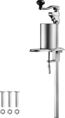 Produktbild von Kommerzielle Tischdosenöffner - Tischklemmenöffner für große Dosen - Schwerlast-Topföffner mit Basis - Höhenverstellbar - Industrieller Öffner - Dosen bis 157 Zoll - Manuell
