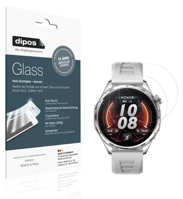 Image de 2x Protection ecrán pour Honor Watch 6 Plus Verre souple Film Protecteur 9H dipos