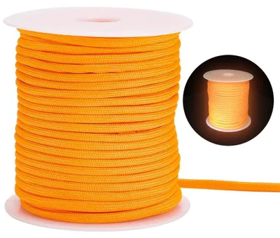 Produktbild von Solidchoice – Leuchtendes Paracord-Seil – 30 Meter, vielseitig einsetzbar für den Outdoor-Bereich