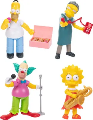 Produktbild von Jakks Pacific The Simpsons Serie 2 Figur 4 Zufälliger Versand Sortiert 13 Cm Gelb Kinder Gelb One Size