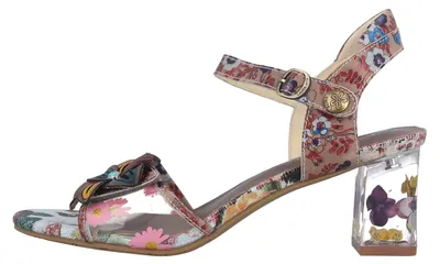 Produktbild von Laura Vita Sandaletten in Übergrößen Mehrfarbig LUCIAO 08 Gris große Damenschuhe