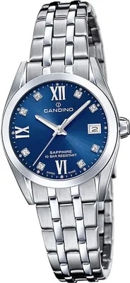 Produktbild von Candino Edelstahl Damen Uhr Analog Casual Armbanduhr silber Classic D2UC4703/B