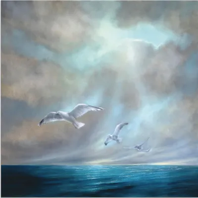 Produktbild von ARTland Wandbild Alu für Innen & Outdoor Frei sein Größe: 40x40 cm