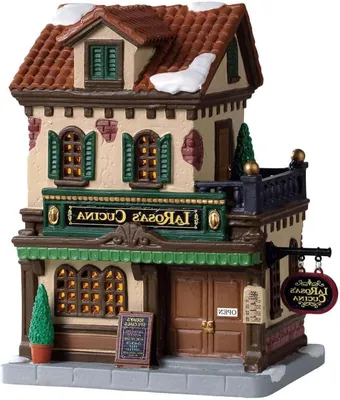 Productafbeelding van Keuken Decoratie - Miniatuur Keukentje - Sfeervol Huis - Met Verlichting - 15 cm - Multicolor