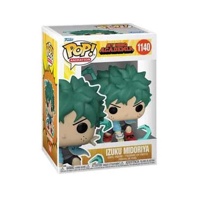 Produktbild von Funko Pop! My Hero Academia Izuku Midoriya Actionfigur, Modell 1140, Vinyl, Multicolor, 98,8 mm, mit Handschuhen, in Fensterbox, People's Choice Toy of the Year 2018
