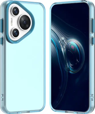 Produktbild von Handyhülle für Huawei Pura 70 Ultra Schlank Durchscheinend Matt Stoßfest Schutzhülle Blau
