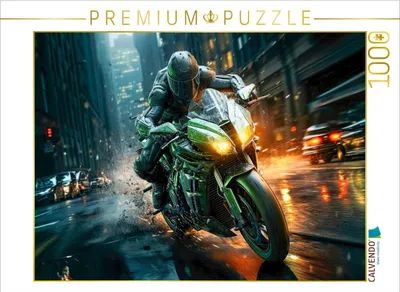 Produktbild von CALVENDO Puzzle Motorräder | 1000 Teile Lege-Größe 64x48cm Foto-Puzzle für glückliche Stunden