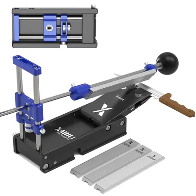 Produktbild von Messerschleifset faltbar, 3 Diamant-Schleifplatten 320#, 800#, 2000#, für Jagd und Küche