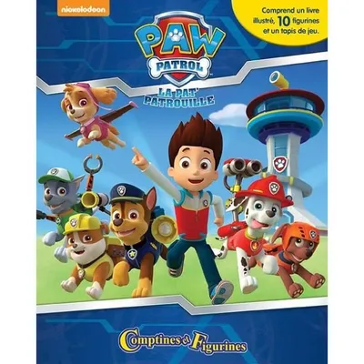 Productafbeelding van PAT'PATROUILLE: 10 figuurtjes en een speelmat - 10 pagina's hardcover - Uitgeverij Phidal