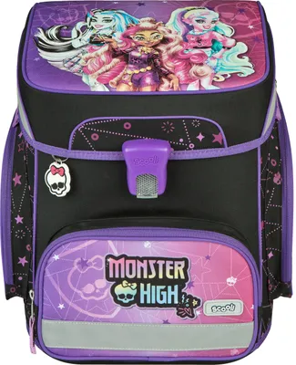 Produktbild von Scooli EasyFit Schulranzen-Set 5-teilig Monster High violett