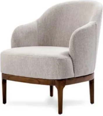 Immagine prodotto di Poltrona da salotto moderna design colore grigio lounge club grigio